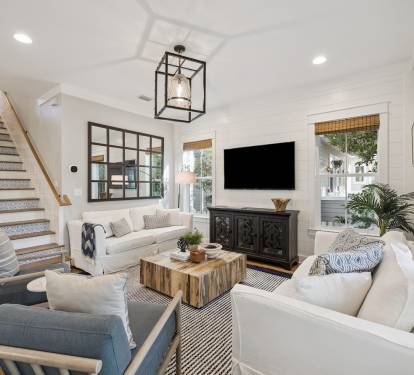 Unwind & Enjoy Your Favorite Movie in the Living Area