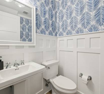 1st Floor Powder Room - Conveniently Located Off the Kitchen