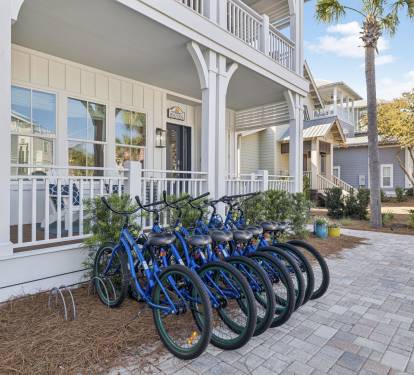Cruise 30A in Style on Included Bikes!
