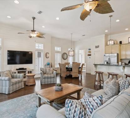 Large TV in Living Room