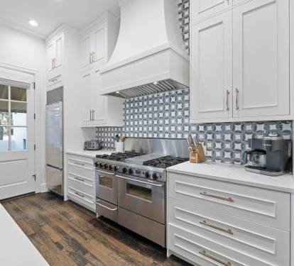 Kitchen - Featuring a new Firestar Six-burner Gas Range