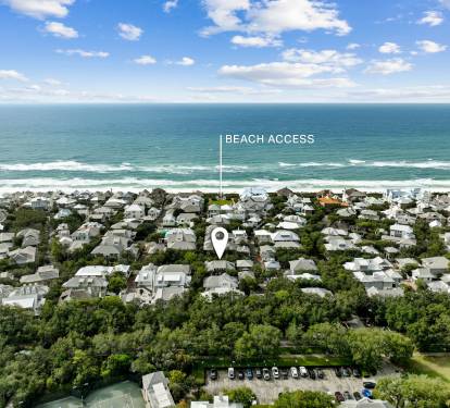 Aerial View - Steps from the Beach and Coquina Community Pool