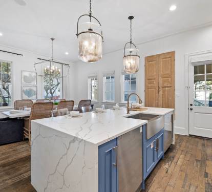 Spacious Open Concept Kitchen and Dining