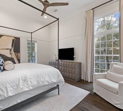 Primary Suite - Furnished with a Flat Screen TV