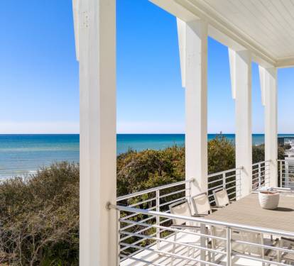 Your private balcony frames stunning gulf views where turquoise waters meet endless blue skies, creating the perfect spot for morning coffee or sunset relaxation.