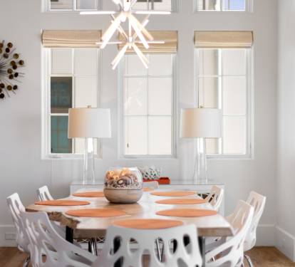 Your elegant dining space awaits with warm natural light, stylish furnishings, and a welcoming table perfect for memorable meals together.