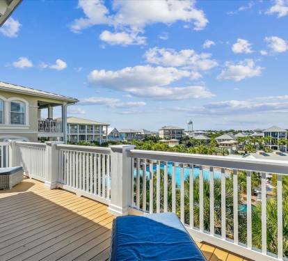 3rd Floor - Oversized Poolside Balcony