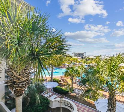 View off Primary Balcony at Lagoon Pool!