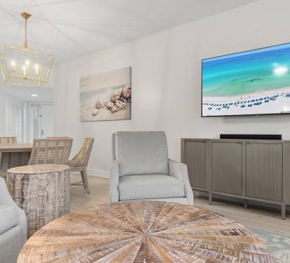Coastal charm shines with soft hues, beachy textures, and relaxing Emerald Coast vibes throughout.