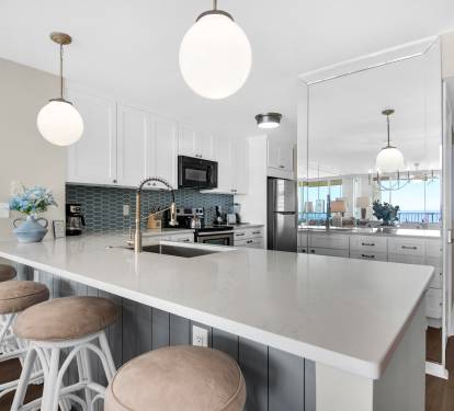 Breakfast Bar with Extra Seating