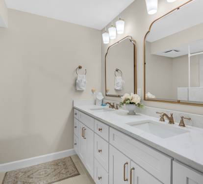 Bathroom 1 with Double Vanities