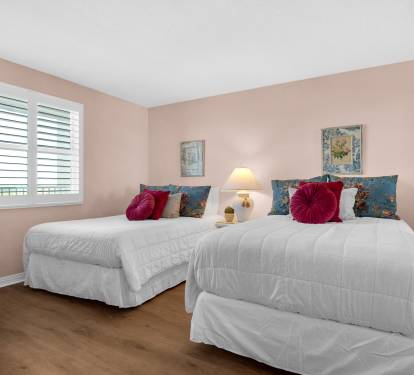 Bedroom 2 With 2 Double Beds