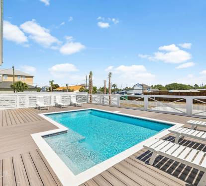 Soak Up the Sun Poolside on the Pool Deck!