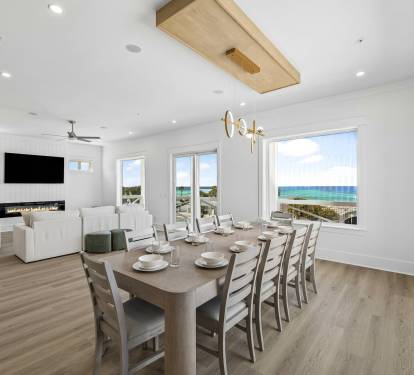 Gather Around the Dining Table for Delicious Meals - Seating for 10
