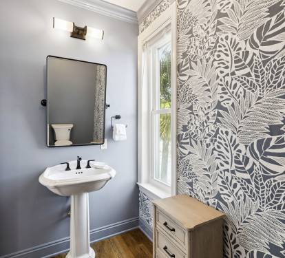 2nd Floor Powder Room - Conveniently Located off the Kitchen