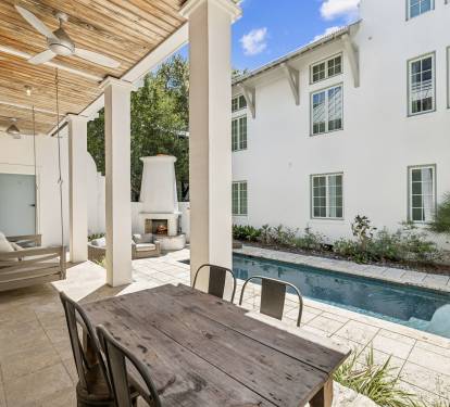 Relax Under the Covered Patio