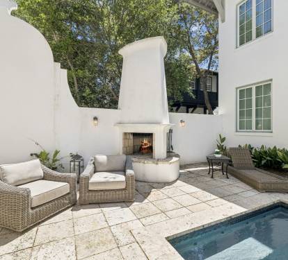 Roast S'mores in the Outdoor Fireplace!