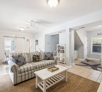 The 1st Floor Offers Additional Sleeping Arrangements & a Second Living Area