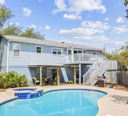 Grill Up Dinner Poolside for the Whole Crew!