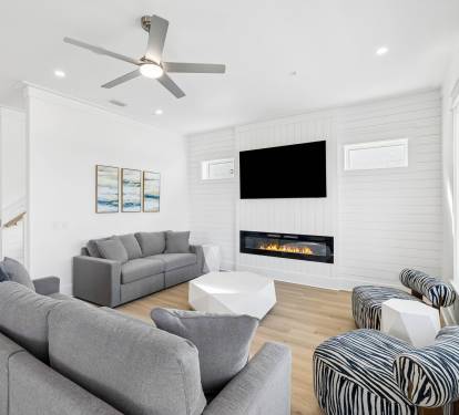 Enjoy a Movie Night or Memorable Conversations By the Electric Fireplace!