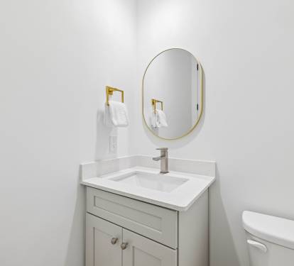 2nd Floor Powder Room - Conveniently Located off the Kitchen