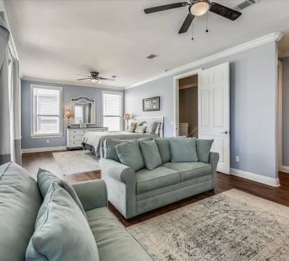 2nd Floor Primary Suite - With Private Balcony