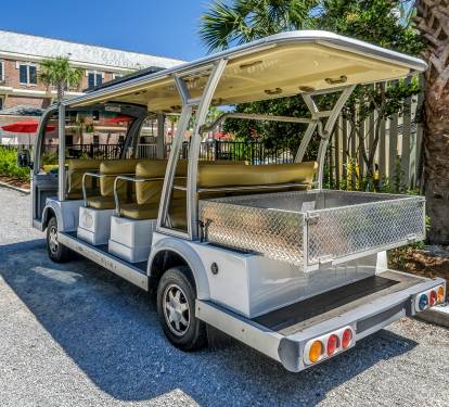 Hop on the Beach Tram for Effortless Beach Access