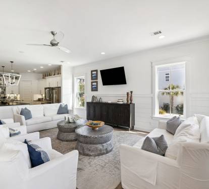 Sink Into the Cozy Sofas & Relax in the Living Area