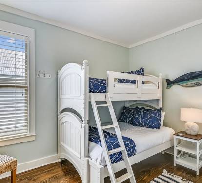 2nd Floor Bunk Room - Furnished with a Twin over Full Bunk Bed