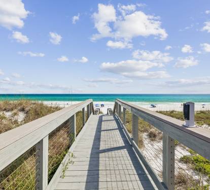 Steps From the Private Beach Access!