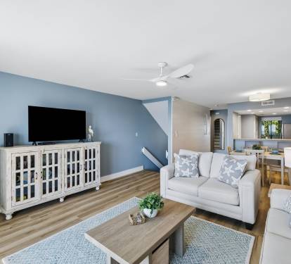 Unwind & Enjoy Your Favorite Movies in the Living Area