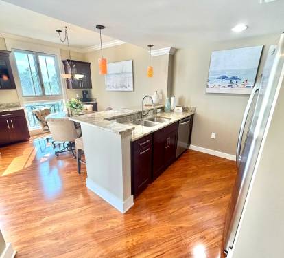 Fully-stocked kitchen