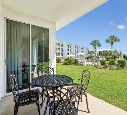 Enjoy Morning Coffee or Evening Cocktails on the Patio!