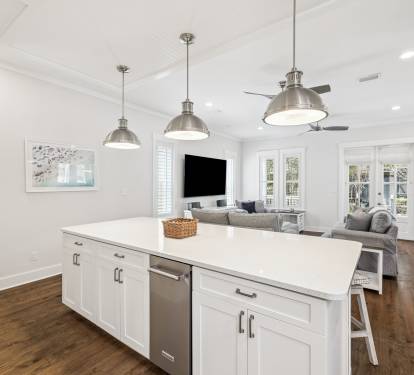 Ample Counter Space + Built-In Ice Maker