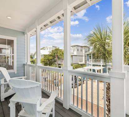 Enjoy An Evening Cocktail on the Primary Suite Balcony!