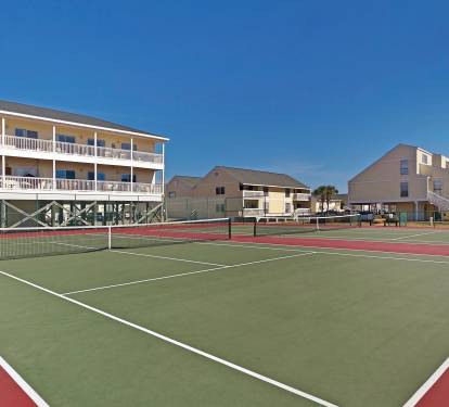 Lighted Tennis Courts 