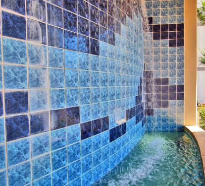 9 - Outdoor Waterfall Feature