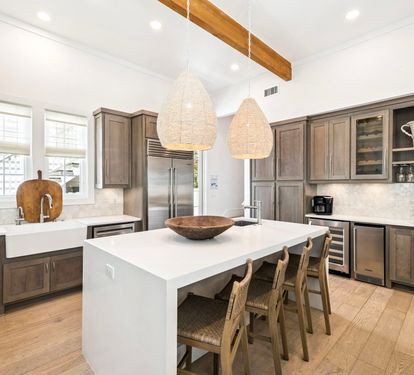 Ample Counterspace + Bar Seating for 4