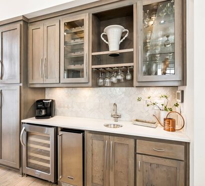 Well Appointed Wet Bar - Offering a Wine Cooler