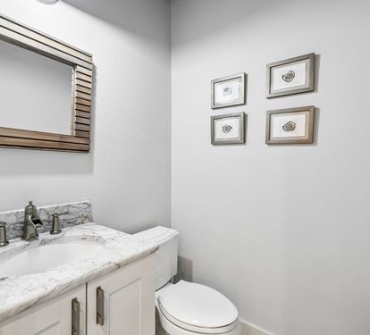 1st Floor Powder Room - Conveniently Located Off the Kitchen