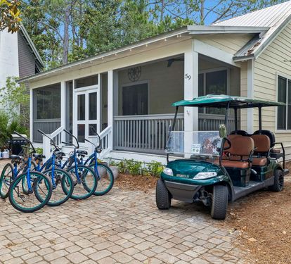 Explore 30A With Ease! 6-Seater LSV + Bikes Included!