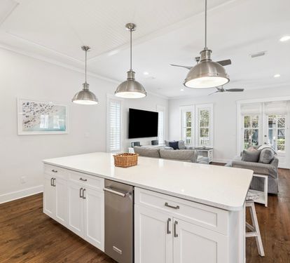 Ample Counter Space + Built-In Ice Maker