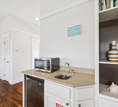 Enjoy Snacks at the Wet Bar!