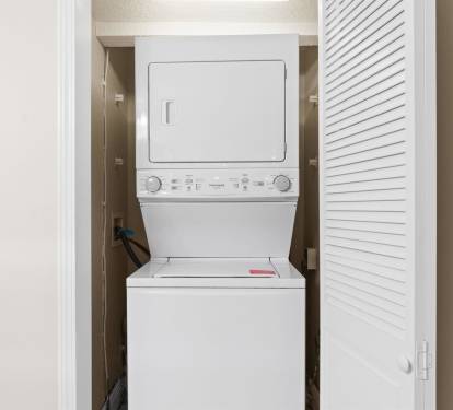 Your in-unit washer and dryer make packing light effortless—fresh clothes whenever you need them during your stay.