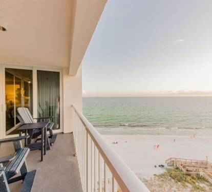 Unwind on your private beachfront balcony with breathtaking ocean views, complete with comfortable seating for morning coffee or sunset cocktails.