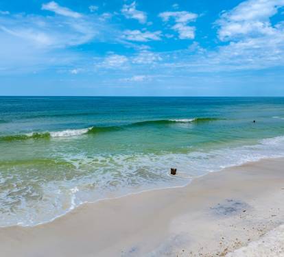 White sandy Beach!