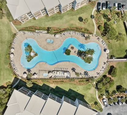 Spend Lazy Days at the Lagoon Style Pool!