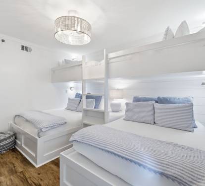 Bunk Room - 2 Twin Over Queen Bunks + Flat-Screen TV