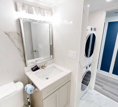 Washer & Dryer & Bathroom