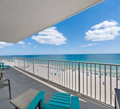 San Carlos 1001 Corner Gulf Front Balcony
